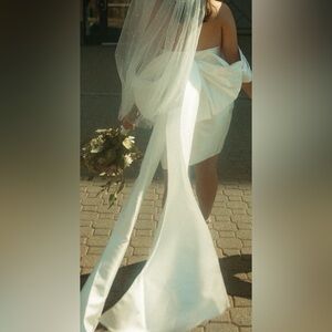 ASOS Luxe Bow Bridal Dress